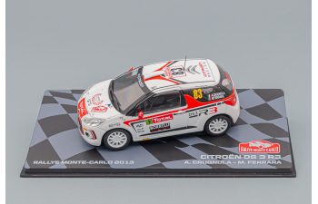 CITROEN Ds3 R3 Total N 83 Rally Montecarlo 2013 A.crugnola - M.ferrara, White Red