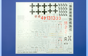Сборная модель Немецкий истребитель Fw-190D Jv 44 (Две модели в коробке плюс Me-262 в 1/144масштабе)