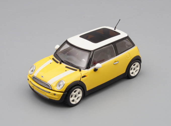 MINI Cooper Tetto Panoramico, yellow / white