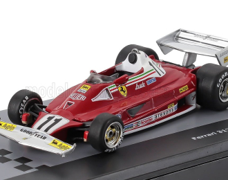 FERRARI F1 312t2 №11 World Champion Season (1977) Niki Lauda - Con Vetrina - With Showcase, Red