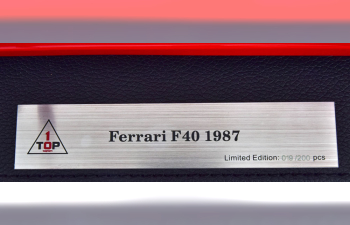 FERRARI F40 High End Resin Model (1987), red