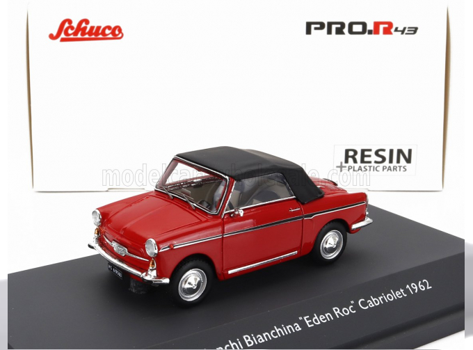 AUTOBIANCHI Bianchina Cabriolet Closed Eden Roc (1964), Red