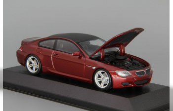 BMW M6 Coupe (2006), dark red