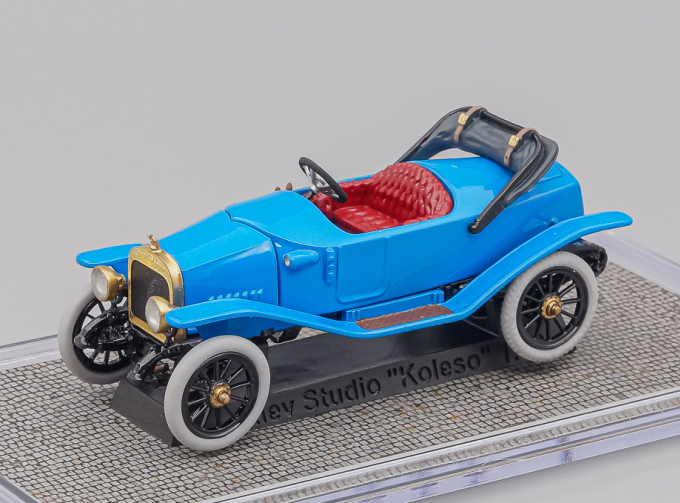 РУССО-БАЛТ К12-24 НР Родстер, Гонка в Кронштадте 1914, синий