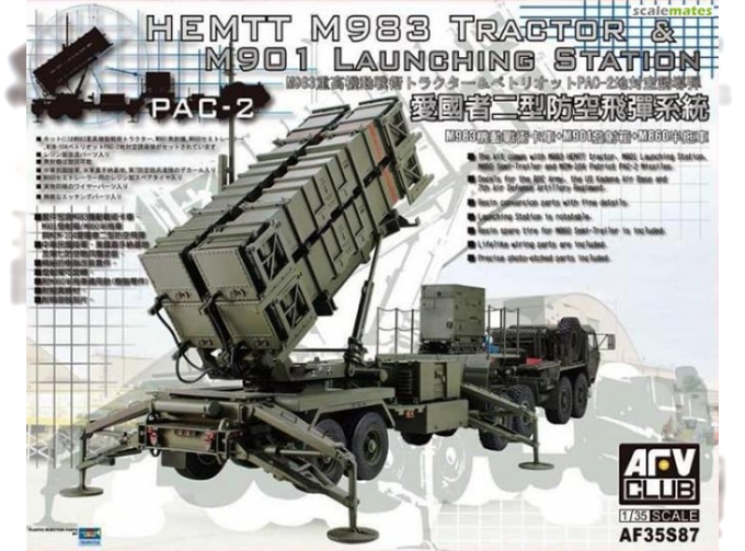 Сборная модель HEMTT M983 Tractor & M901 Launcher Station PAC-2