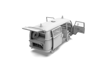 Сборная модель VOLKSWAGEN фургон T2 1967 года общественное обслуживание