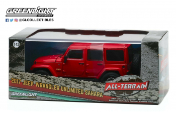 JEEP Wrangler 4x4 Unlimited Sahara 5-дв. (Hard Top) 2017 Firecracker Red