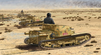 Сборная модель Танкетка CV3/33 Tankette Serie II (Early Production)
