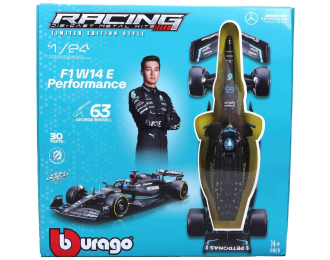 Сборная модель MERCEDES-BENZ GP F1 W14 Team Mercedes-amg Petronas Formula One №63 Season (2023) George Russell, Matt Black