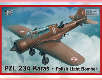 Сборная модель Польский легкий бомбардировщик PZL 23A Karaś
