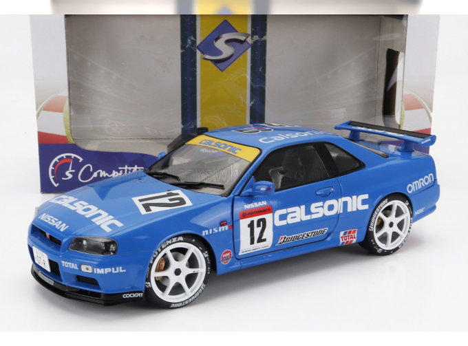 NISSAN Skyline Gt-r (r34) Streetfighter №12 Calsonic Tribute 2000, Blue