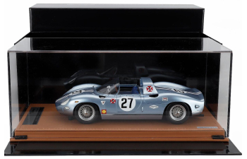 FERRARI 330p 4.0l V12 Spider №27 12h Sebring (1965) Charlie Kolb - John Fulp, Light Blue Met