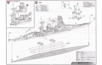Сборная модель IJN Battleship Nagato Outbreak of War