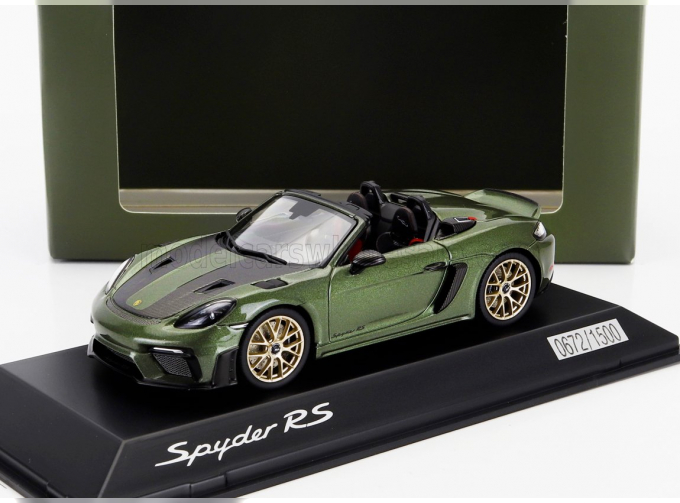 PORSCHE 718 (982) Spider Rs (2024), Green Met Black