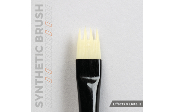 Синтетическая кисть - Гребень / AK SYNTHETIC BRUSH – COMB
