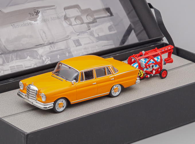 MERCEDES-BENZ 220 SE W111 Crash Test Set (1959), orange