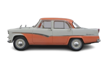 PRINCE Skyline 4 door sedan (1957), grey/orange