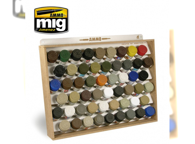 TAMIYA/MR COLOR AMMO STORAGE SYSTEM (стеллаж для хранения красок TAMIYA / MR.COLOR)