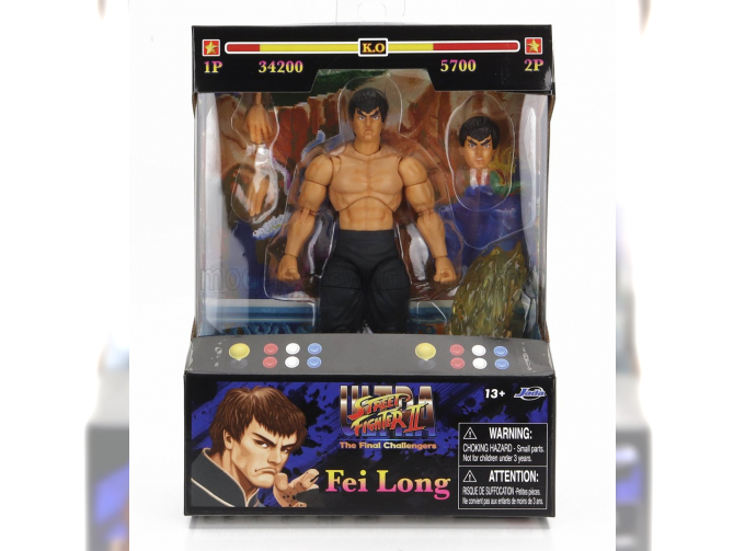 FIGURES Street Fighter Ii - Cm. 15.5, Black Pink