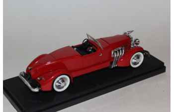 DUESENBERG SJ Speedster "Fishtail" (1933), red