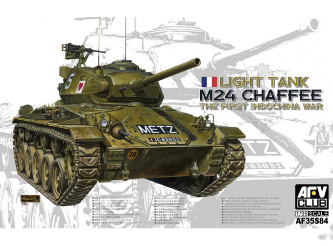 Сборная модель M24 Chaffee Light Tank the First Indochina War