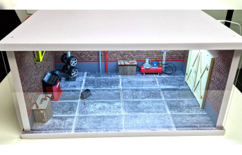 DIORAMA Classics Garage with illumination without modelcar