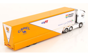 SCANIA 143M 500 Benetton Ford F1 race transporter with acessories