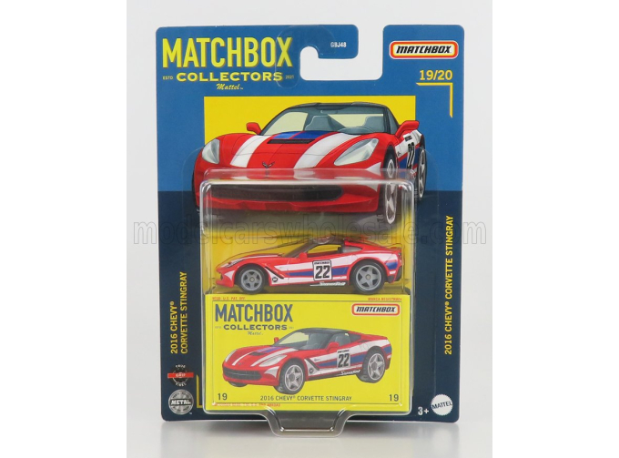 CHEVROLET Stingray №22 Racing (2016), Red White Blue