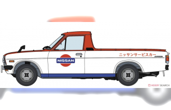 Сборная модель Datsun Sunny Truck Long Body Deluxe Nissan Service Car