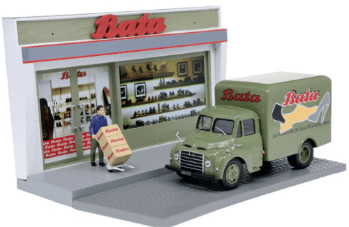 Citroën U23 Fourgon - Bata (модель с диорамой)