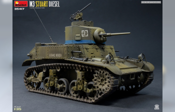 Сборная модель M3 Stuart Diesel Military 1945