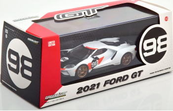 FORD GT (2021), white/orange/black