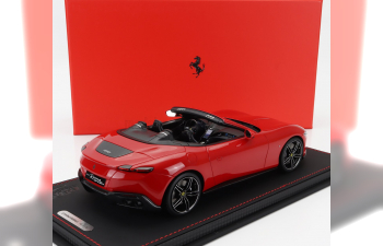 FERRARI Roma Spider Open (2020) - Con Vetrina - With Showcase, Rosso Corsa 322 - Red