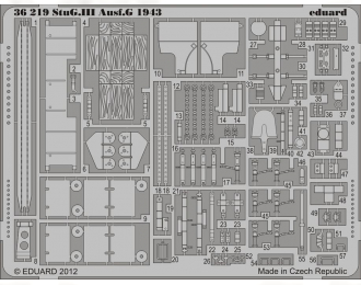 Фототравление для StuG.III Ausf.G 1943