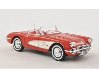 CHEVROLET Corvette C1 Convertible 1959 красный/белый