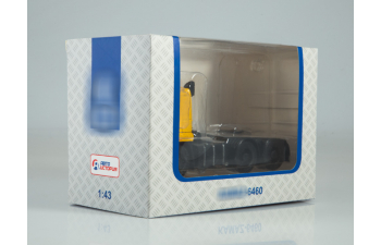 Камский грузовик 6460 седельный тягач, желтый