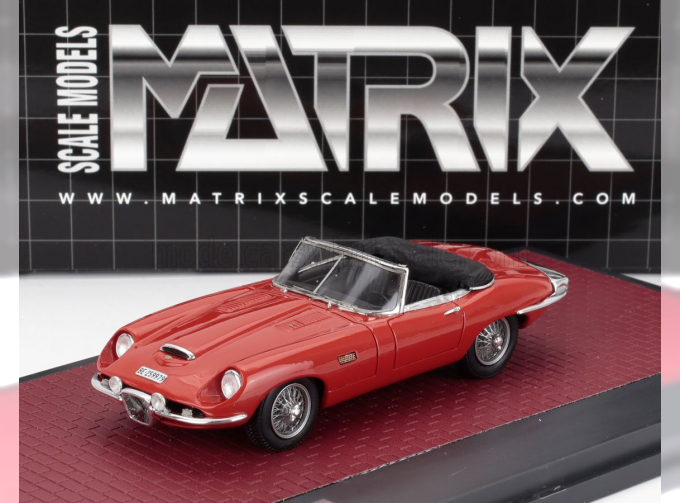 JAGUAR E-type Frua Roadster Open (1964), Red