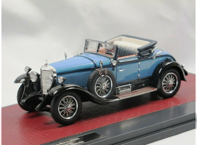 MERCEDES-BENZ 630K Sport Cabriolet by Hibbard & Darrin #38182 (открытый) 1927 Blue/Light Blue