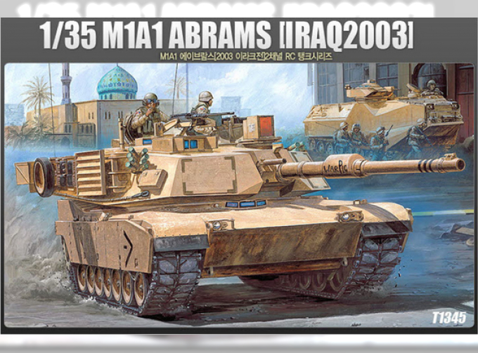 Сборная модель M1A1 ABRAMS IRAQ 2003