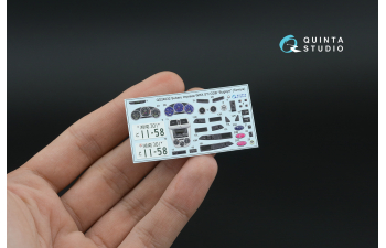 3D Декаль интерьера кабины Subaru Impreza WRX STi GDB Bugeye (Tamiya)