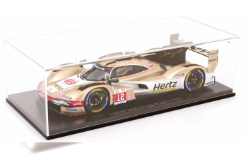 PORSCHE 963 9rd 4.6l Turbo V8 Team Hertz Jota №12 24h Le Mans (2024) Will Stevens - Norman Nato - Callum Ilott, White Gold