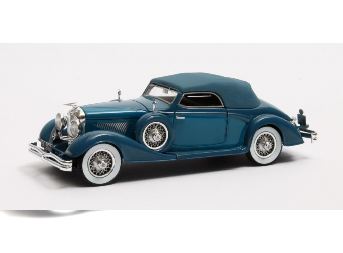 DUESENBERG J-519 2548 Cabriolet D'Ieteren (закрытый) 1935 Blue