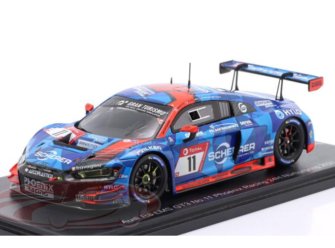 AUDI R8 LMS GT3 №11 17th 24h Nürburgring Michele Beretta, Frank Stippler, Kim Luis Schramm, Nicki Thiim (2021)