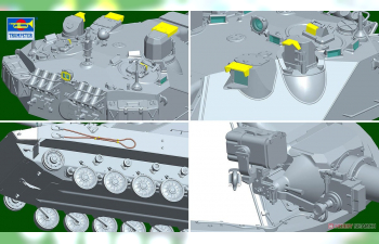 Сборная модель Лёгкий танк-амфибия 2S25 Sprut- SD