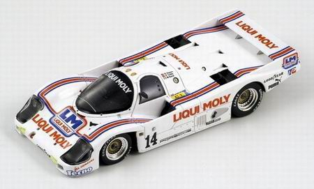 PORSCHE 956 №14 9th Le Mans (M.Baldi – P.Cobb – R.Dyson) 1986, white