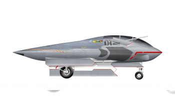 Сборная модель Fist of War U.S. Airforce A-12 Avenger II Advanced Tactical Aircraft "The 4450th Tactical Group"