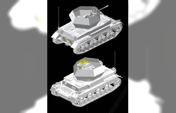 Сборная модель 3.7cm FLAK 43 FLAKPANZER IV 'OSTWIND' (SMART KIT)