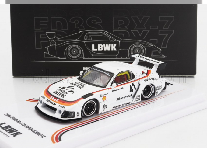 MAZDA Rx-7 (fd3s) Lb Works Super Silhouette №41 Racing (2006), White