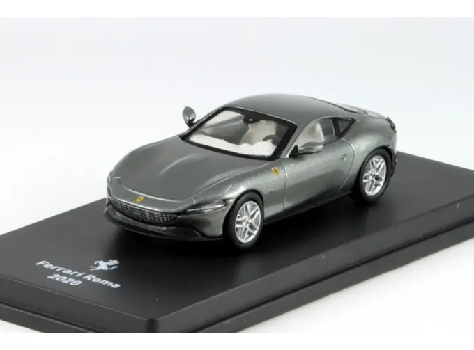 FERRARI Roma (2020) - With Showcase, Grigio Medio - Grey