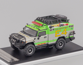 HUMMER Fire Department, silver / green